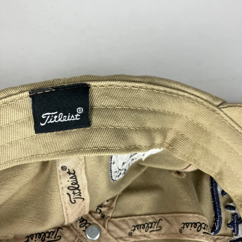 Titleist Hat Men's Adjustable Khaki Tan Golf Cap Troy Croshaw Memorial